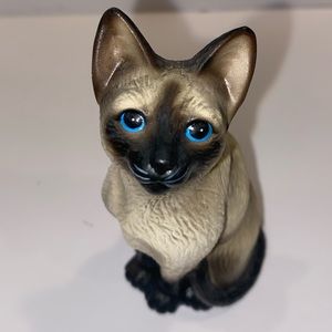 Hand Painted Lefton China Siamese Cat